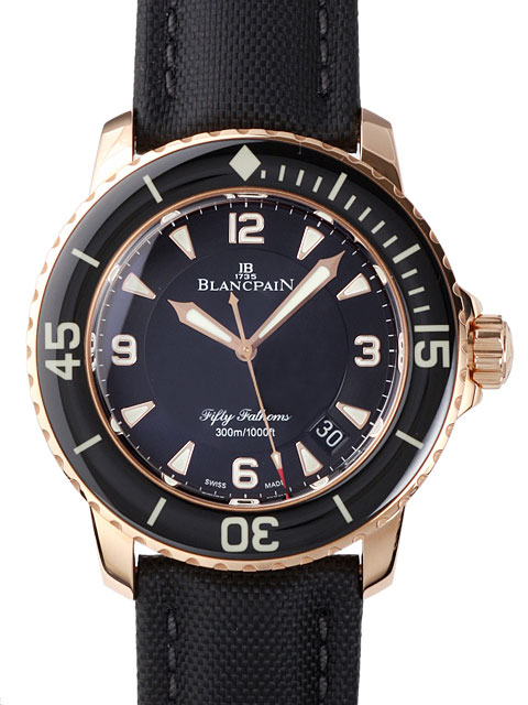 [NOOB Factory Ultimate Edition] Blancpain Fifty Fathoms series 5015-3630-52 rose gold case
