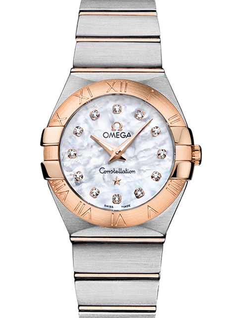[Top-tier replica watch] Omega Constellation series 27 mm Co-Axial watch 123.20.27.20.55.003