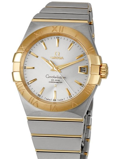 Omega Constellation men's 38 mm Co-Axial series 123.20.38.21.02.002 watch
