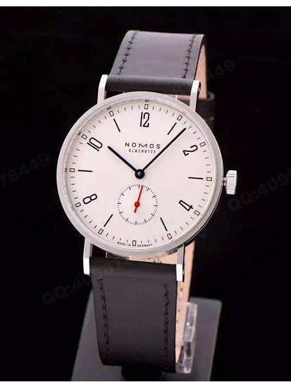 [N Factory] NOMOS TANGOMAT Series 601 Watch White Dial Red Hands
