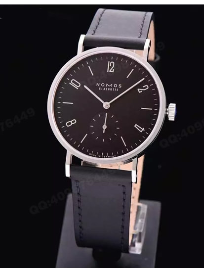 NOMOS Tangomat collection 601 watch with black dial