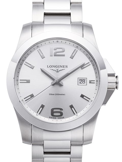 Longines watch Conquest series quartz men's watch L3.659.4.76.6