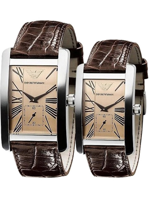 [Export replica] Emporio Armani fashion quartz watch AR0154/AR0155 couple watch