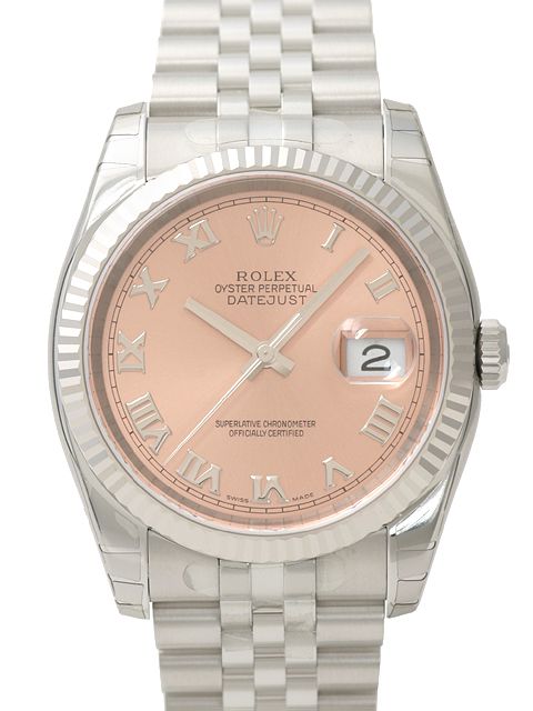 [Top Replica Watch] Rolex Datejust Automatic Mechanical Watch 116234 pink Roman numeral dial