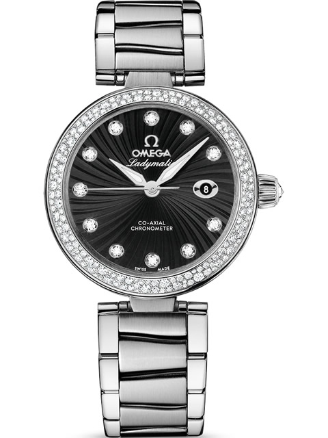 Premium replica watch Omega De Ville Ladymatic 34mm Co-Axial watch 425.35.34.20.51.001