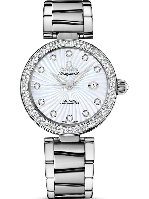 Premium replica watch Omega De Ville Ladymatic 34mm Co-Axial watch 425.35.34.20.55.001