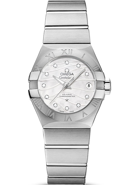 Premium replica watch Omega Constellation 27mm Co-Axial watch 123.10.27.20.55.002