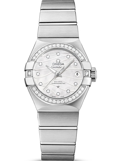 Premium replica watch Omega Constellation 27mm Co-Axial watch 123.15.27.20.55.002