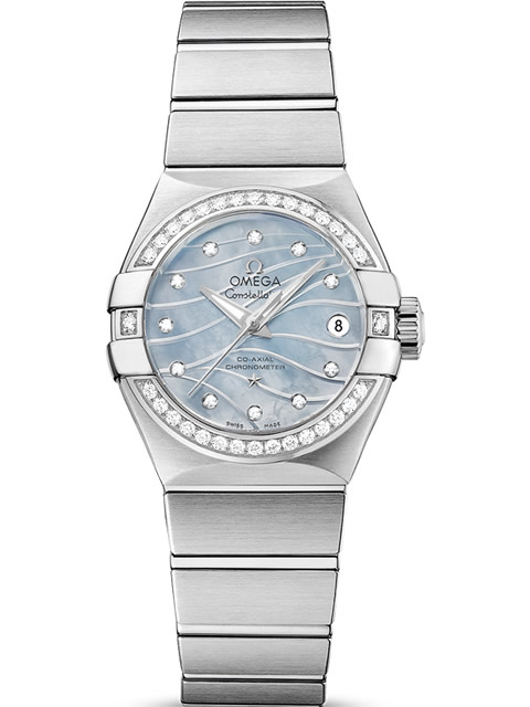 Premium replica watch Omega Constellation 27mm Co-Axial watch 123.15.27.20.57.001
