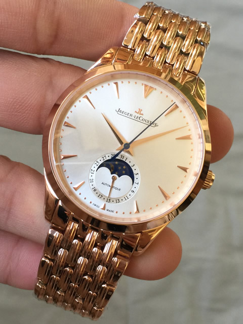 Jaeger-LeCoultre Master Control White Dial Gold Automatic Mechanical Watch