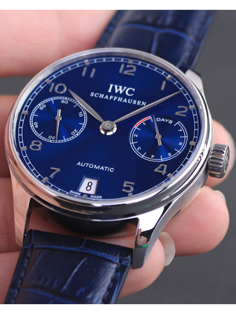 IWC Portugieser Seven-Day power reserve automatic mechanical men's watch