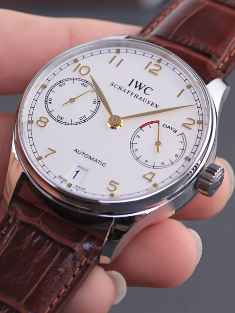 IWC Portugieser Seven-Day power reserve automatic mechanical men's watch