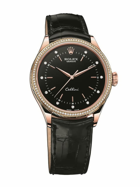 Rolex Cellini 50605RBR diamond-set