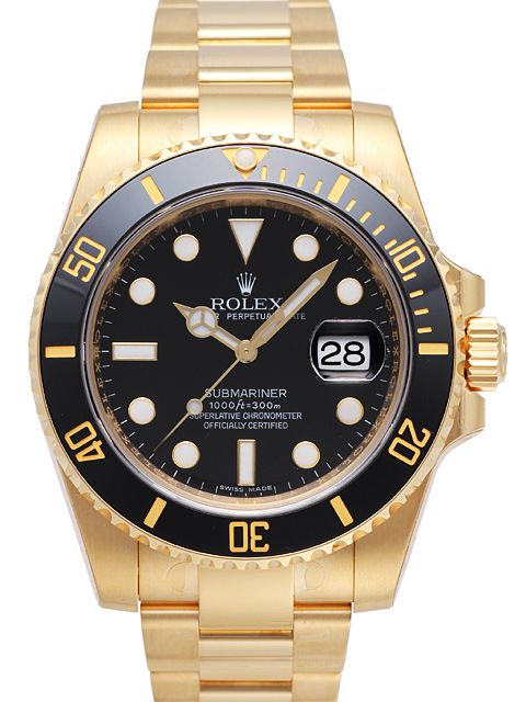 1:1 high-quality replica Rolex Submariner 116618LN Black Dial