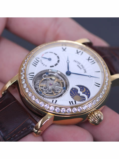 Patek Philippe Grand Complications serisi Ay ve Yıldız Evresi Tourbillon saat