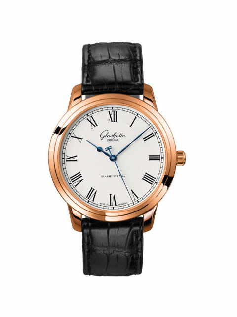 [GF Perfect Edition] Glashütte Original Senator series 1-39-59-01-05-04 rose gold mechanical watch