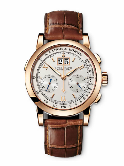 A. Lange & Söhne Perpetual Calendar Series 403.032 Rose Gold/Stainless Steel Watch Manual-Winding Me...