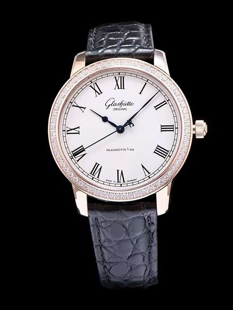 Glashütte Original PanoSeries 1-39-59-01-15-04 diamond-set ladies watch