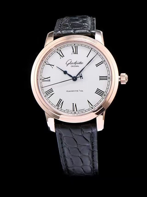 Top Glashütte Original PanoSeries 1-39-59-01-15-04 rose gold ladies watch