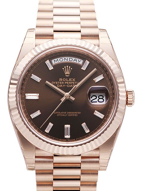 [Fine Item] Rolex Day-Date Series 228235 Brown Dial Watch