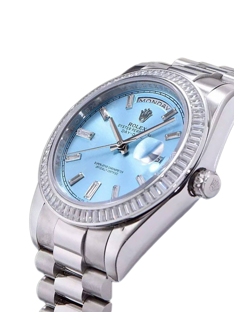 [Fine Item] Rolex Day-Date Series 228396TBR Blue Diamond-Set Watch