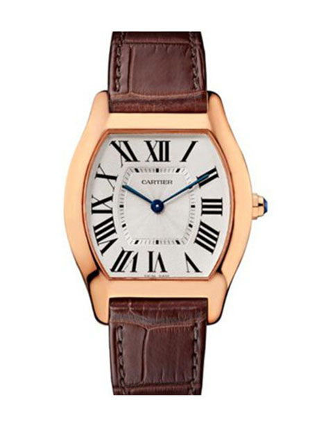 CARTIER Tortue Series W1556362 Rose Gold Quartz Watch