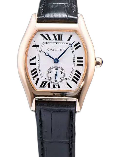 CARTIER Tortue Series W1556234 Rose Gold Quartz Watch