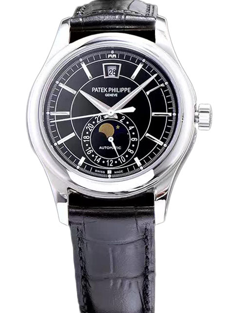 Patek Philippe Complications Chronograph Series 5905P-010 Watch with Black Dial