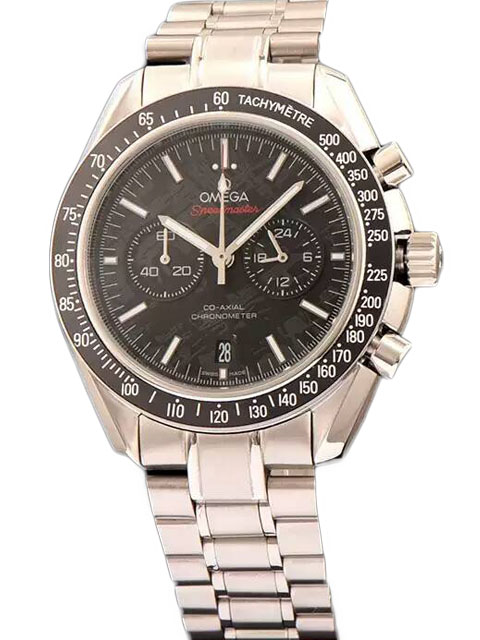 Fine Edition Omega Speedmaster Series 311.63.44.51.99.001 Black Sports Quartz Watch
