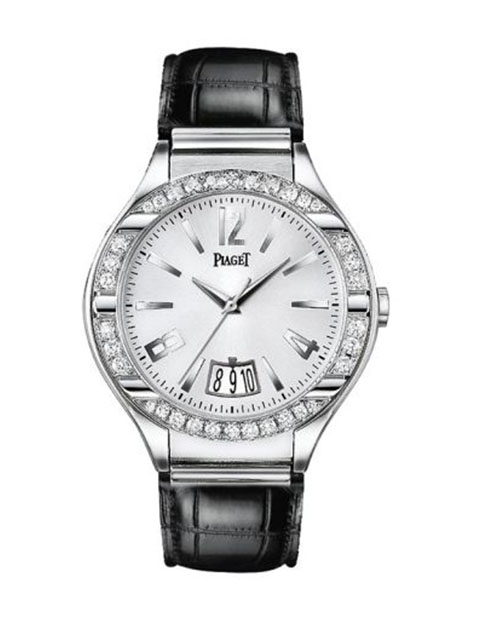 Piaget Polo G0A31159 diamond-set white dial mechanical watch