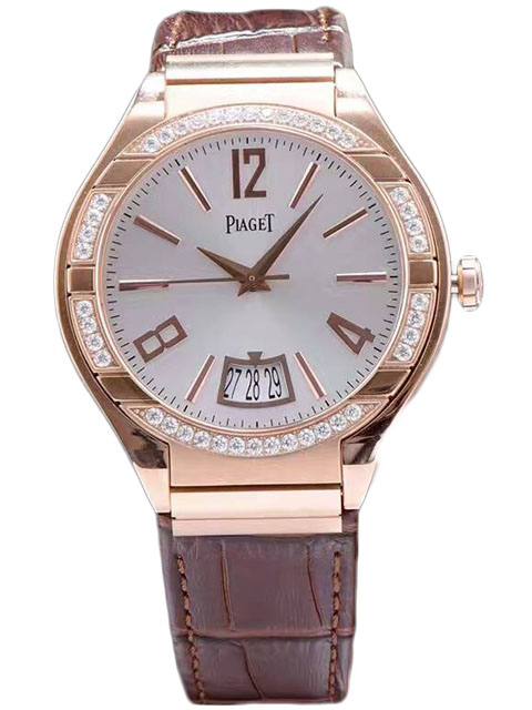 Piaget Polo Collection G0A38159 Rose Gold Diamond-Set Mechanical Watch