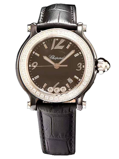 [Fine Edition] Chopard Happy Diamonds Series 278551-3004 Diamond-Set Quartz Watch