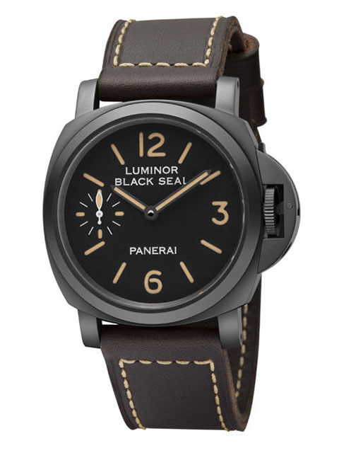 Panerai Special Editions Series PAM00786A Black-Coated Stainless Steel Mechanical Watch