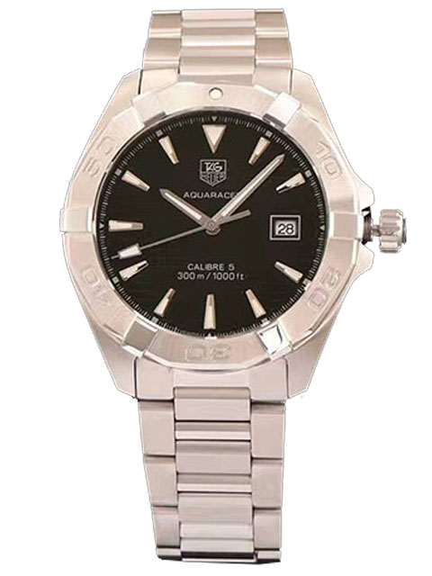 TAG Heuer Aquaracer WAY2110.BA0910 Black Dial Stainless Steel Watch