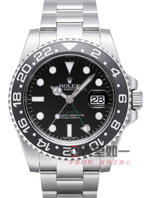 [NOOB V7 Edition] Rolex GMT-Master II Series Dual Time Zone Mechanical Men's Watch 116710LN