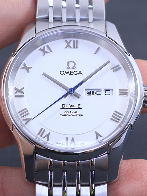 Omega De Ville series custom Chinese day-date automatic mechanical watch