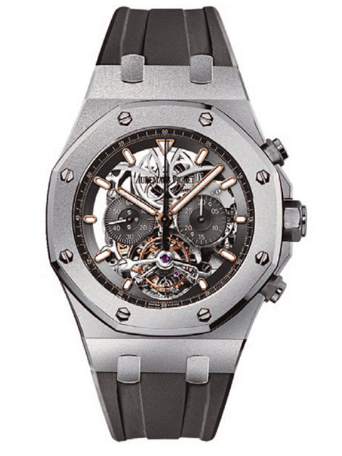 Audemars Piguet Royal Oak 26347TI.GG.D004CA.01 skeleton quartz chronograph