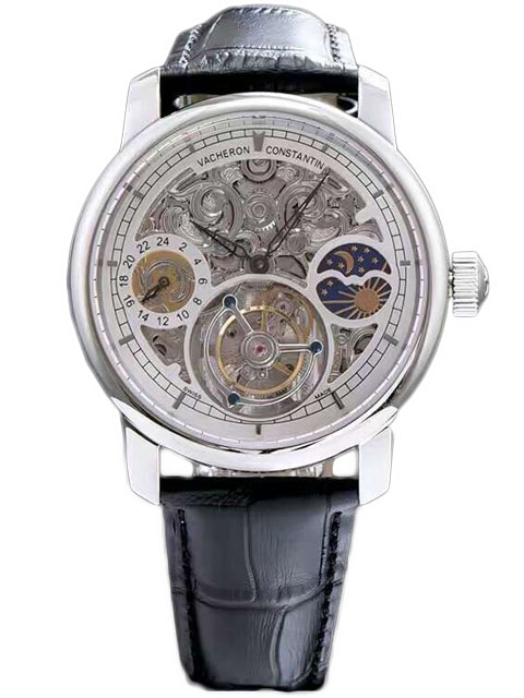 Top Tourbillon Vacheron Constantin Les Cabinotiers series P6000A/000P-B025 skeleton tourbillon watch