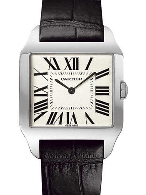 Cartier Santos series W2007051 stainless steel quartz watch