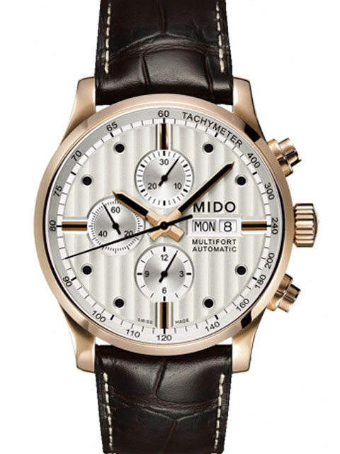 Mido Multifort collection M005.614.36.031.00 rose gold automatic mechanical watch
