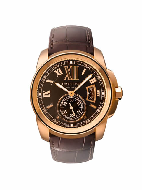 [One-to-One Replica] Cartier Calibre de Cartier Series Men's Watch W7100007 Brown Dial
