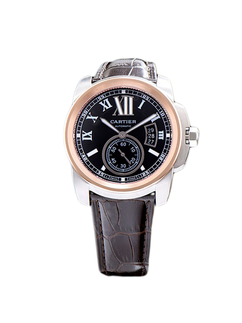 [One-to-One] Cartier CALIBRE DE CARTIER Series W7100039 Black Dial Men's Watch