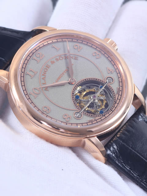 A. Lange & Söhne 1815 Collection Rose Gold Case Silver-Grey Dial Manual-Wind Tourbillon
