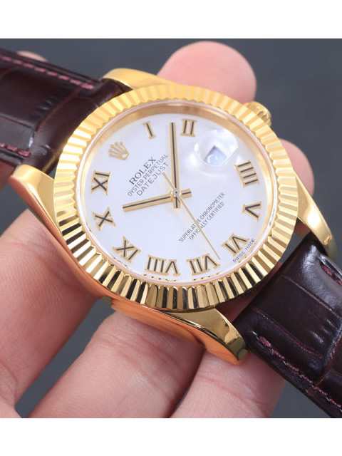 Premium Rolex Datejust Series Automatic Mechanical Men's Watch White Dial