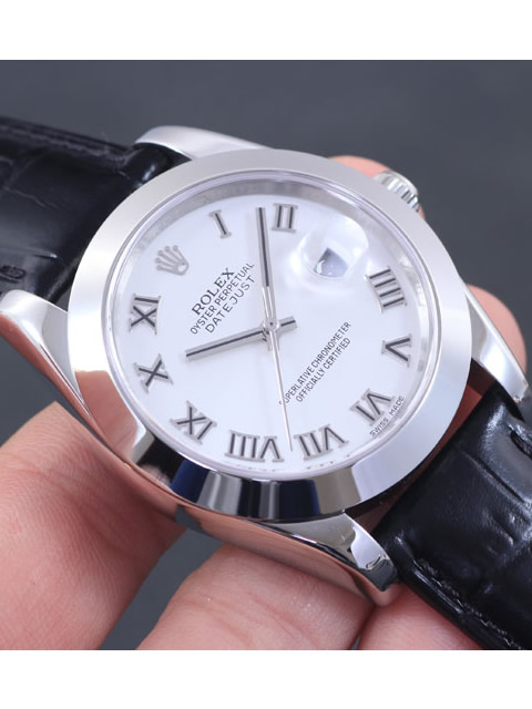 Premium Rolex Datejust Series Automatic Mechanical Men's Watch White Dial