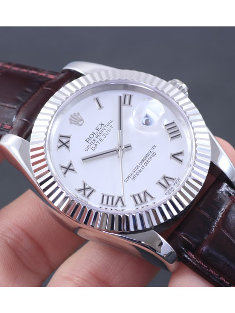 Premium Rolex Datejust Series Automatic Mechanical Men's Watch White Dial