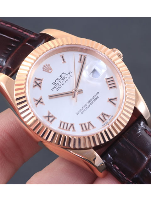 Premium Rolex Datejust Series Automatic Mechanical Men's Watch White Dial