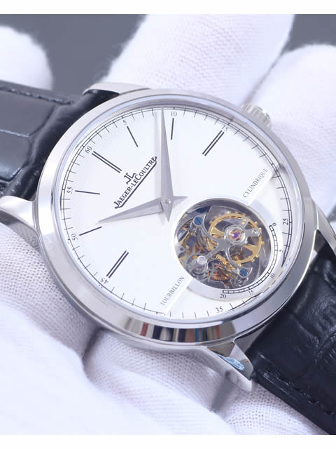 Jaeger-LeCoultre Master Series 5086420 Watch Stainless Steel Case Manual Tourbillon Watch