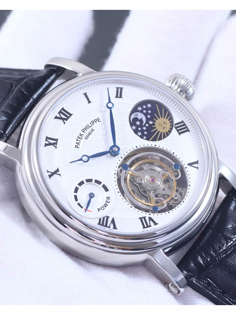 Patek Philippe Grand Complications Tourbillon Sun Moon Stars model Stainless Steel Case