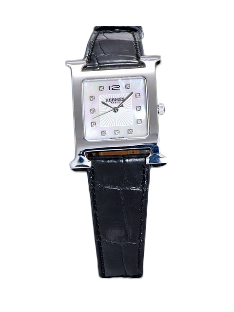 Hermes Heure H series HH1.210.283MRP quartz diamond-set watch